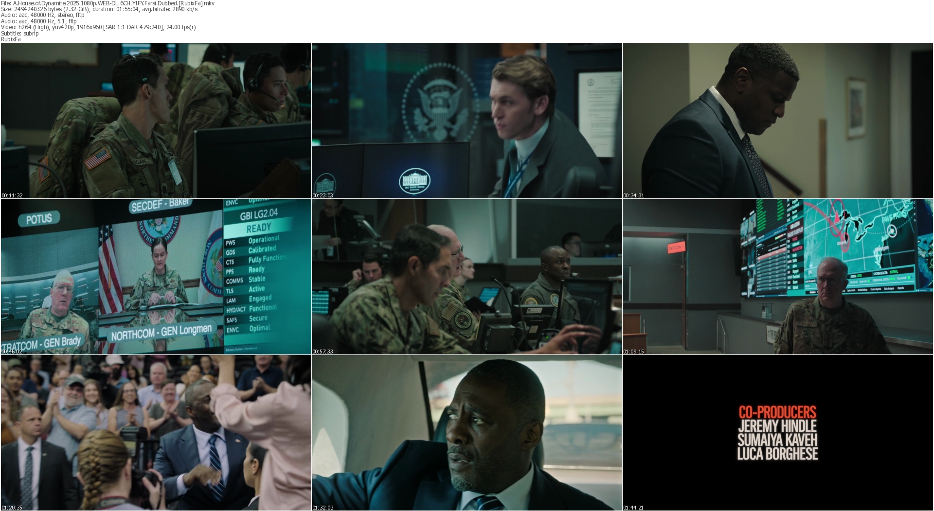 دانلود فیلم A House of Dynamite 2025 دوبله فارسی